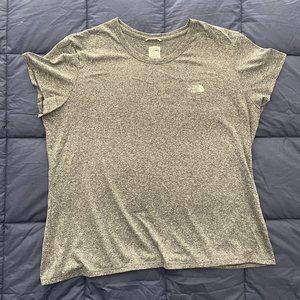 North Face Heather Gray Tee, Size XXL